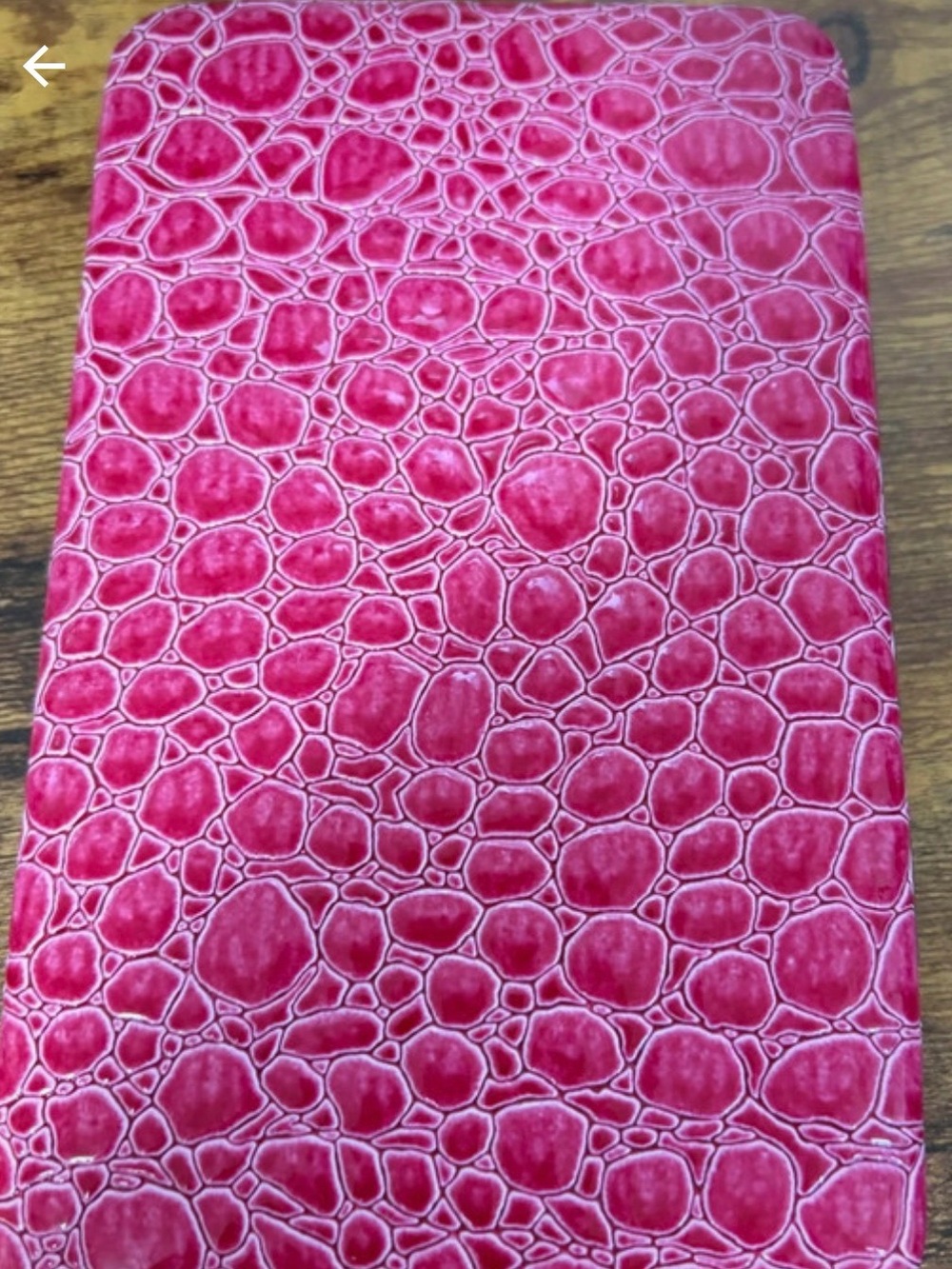 PAIGE Pink Croc-Embossed Tablet Sleeve